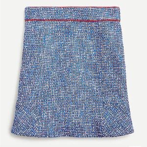J.Crew Fluted Skirt in Autumn Tweed